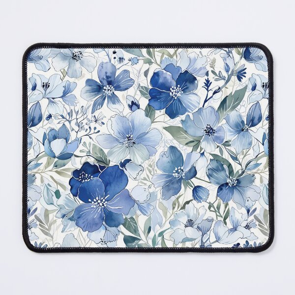 Item preview, Blue Floral Art designed and sold by CoolPixels.