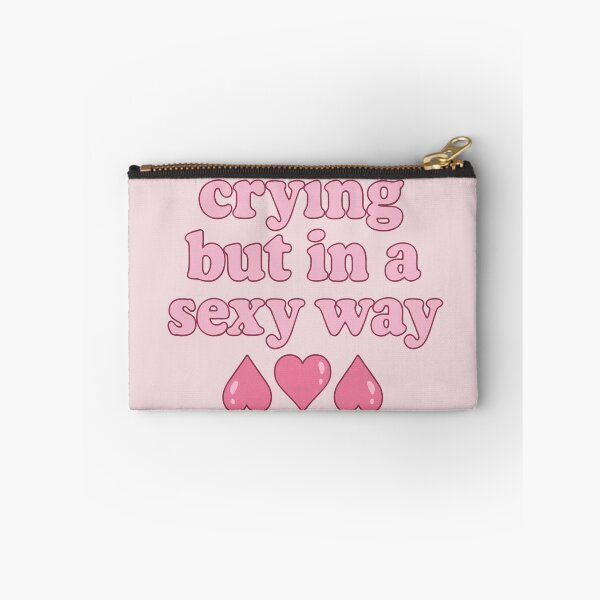 Item preview, Crying but in a Sexy Way – Pink Heart Teardrop Aesthetic Design designed and sold by wwshd.