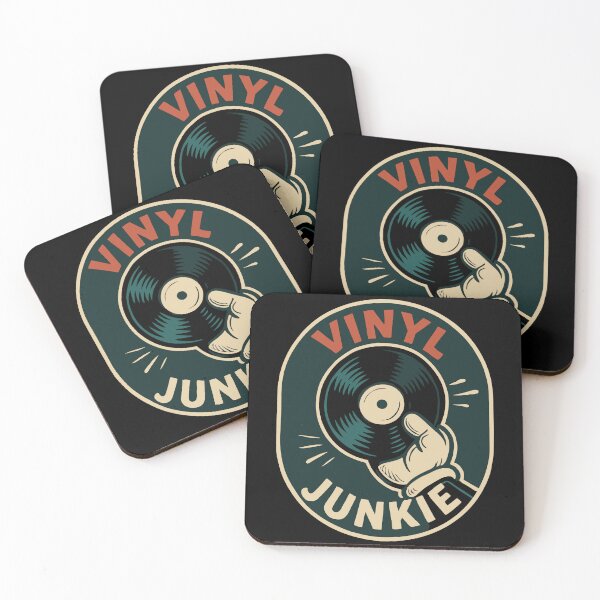 Item preview, Vinyl Junkie Record Player Music Lovers designed and sold by LuminOrb.