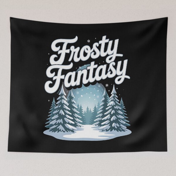 Item preview, Winter paradise - Snowy idyll - Icy dreamland - Frosty fantasy - Chilly utopia - Arctic marvel - Glacial haven - Snowscape - Winter dreamscape - Winter magic designed and sold by JansenGS.