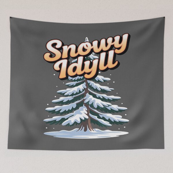 Item preview, Winter paradise - Snowy idyll - Icy dreamland - Frosty fantasy - Chilly utopia - Arctic marvel - Glacial haven - Snowscape - Winter dreamscape - Winter magic designed and sold by JansenGS.