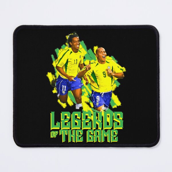 Item preview, Ronaldinho and ronaldo brazil football print  designed and sold by fergalamand.