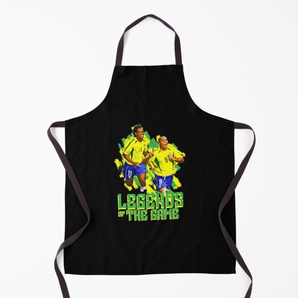 Item preview, Ronaldinho and ronaldo brazil football print designed and sold by fergalamand.
