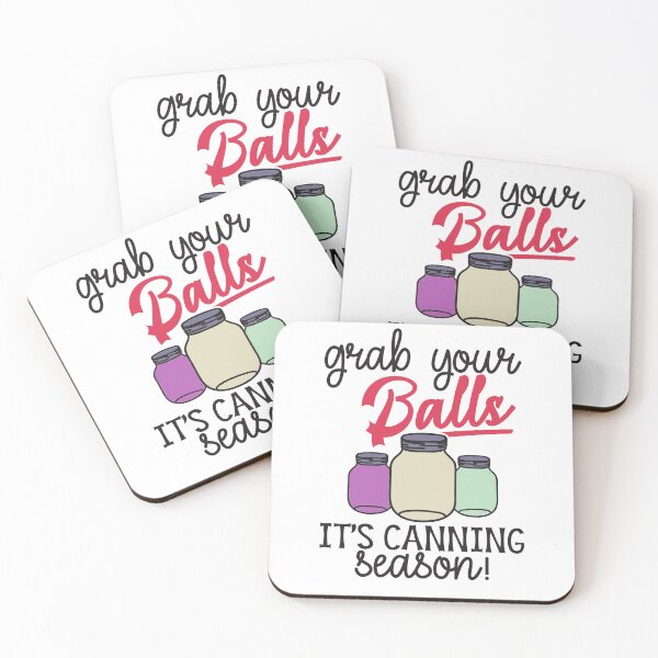 Item preview, Grab Your Balls Funny Canning Season Mason Jar Design Gifts designed and sold by Maniutek.