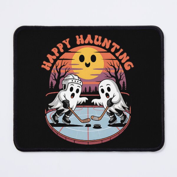 Item preview, Happy Haunting Ghost Hockey designed and sold by ArtFeverShop.