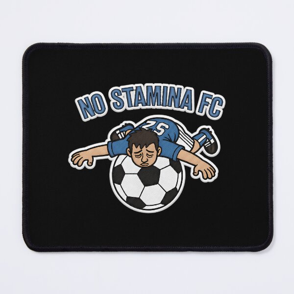 Item preview, No Stamina Fc Funny Football Patch designed and sold by caiknelinex.