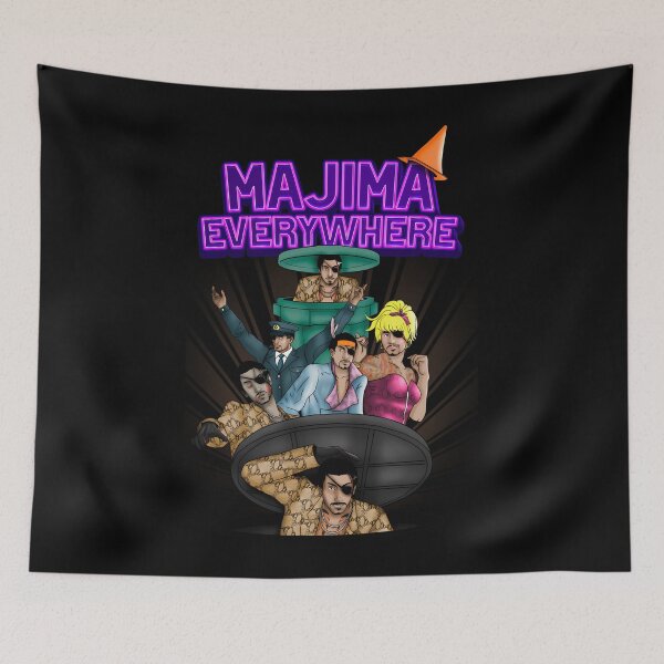 Item preview, Majima Everywhere Meme designed and sold by simeiazeninei.