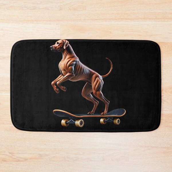 Item preview, Rhodesian Ridgeback Riding a Skateboard Skateboarding Skater Fans designed and sold by Kimberley King Art  King Art.