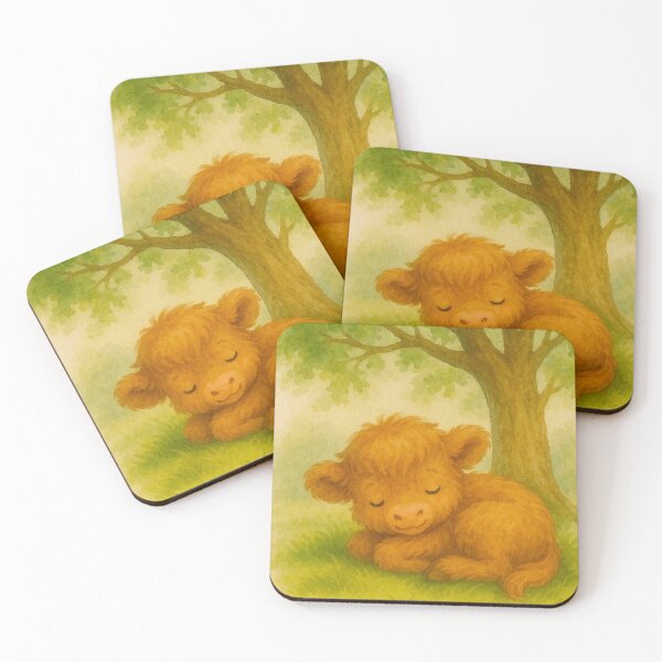 Item preview, Nursery Watercolor Highland Cow designed and sold by HeatherAP.