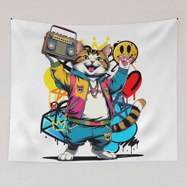 Item preview, Cool Street Cat designed and sold by yuki-hana.