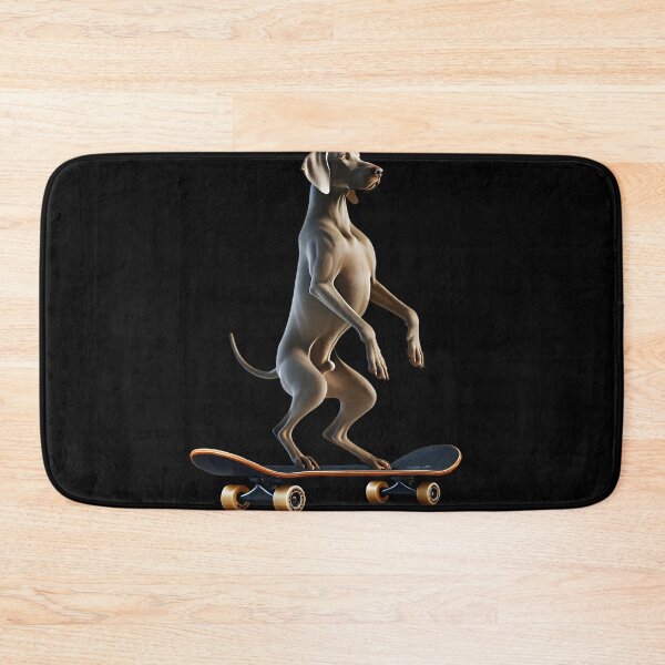 Item preview, Weimaraner Riding a Skateboard Skateboarding Skater Fans designed and sold by Kimberley King Art  King Art.