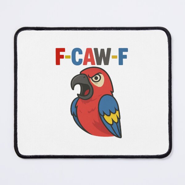 Item preview, F-CAW-F – Angry macaw Bold Graphic Design designed and sold by MAF_Merch.