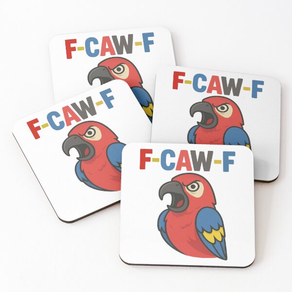 Item preview, F-CAW-F – Angry macaw Bold Graphic Design designed and sold by MAF_Merch.