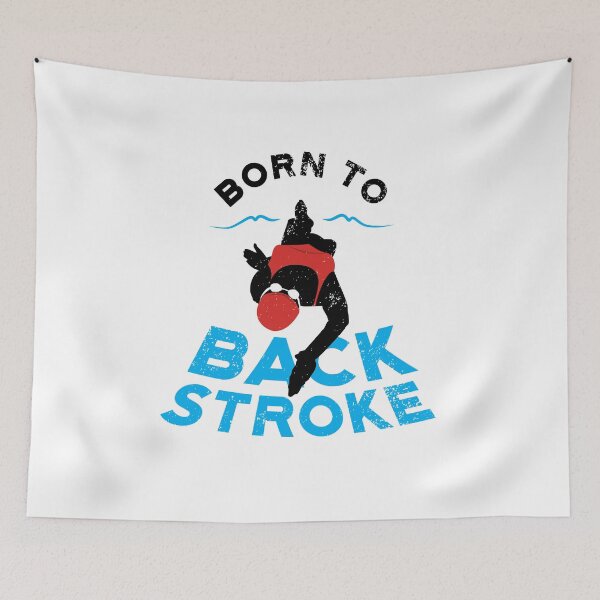 Item preview, Womens Born To Backstroke Swimmer designed and sold by oberdoofus.