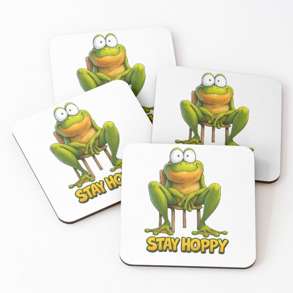 Item preview, Stay Hoppy — Funny Frog Pun designed and sold by SnapLabDesigns.