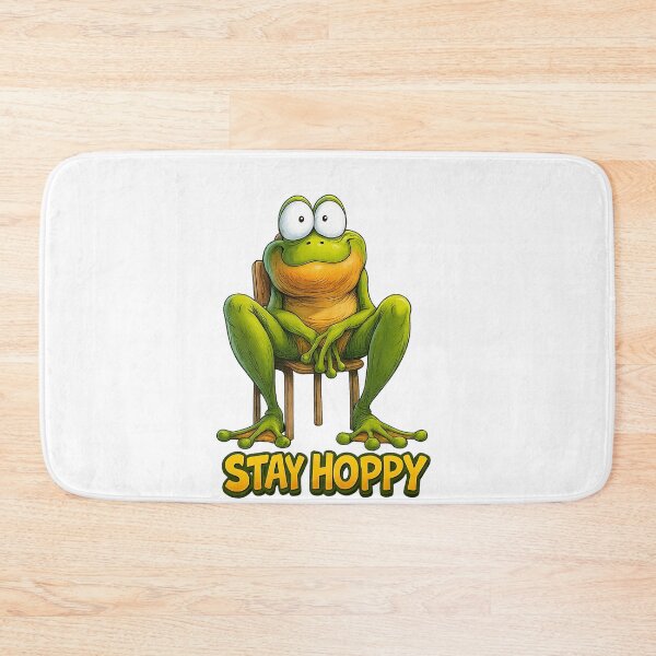 Item preview, Stay Hoppy — Funny Frog Pun designed and sold by SnapLabDesigns.