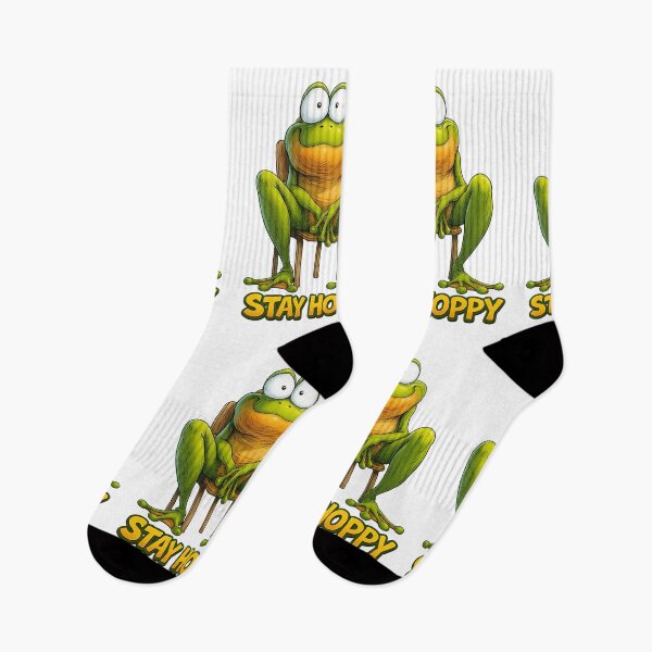 Item preview, Stay Hoppy — Funny Frog Pun designed and sold by SnapLabDesigns.