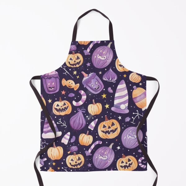 Item preview, ?? Halloween Magic Pattern – Spooky Pumpkins Witches Design ?? designed and sold by cocomelon168.