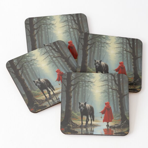 Item preview, Girl in red jacket with wolf designed and sold by GasconyPassion.