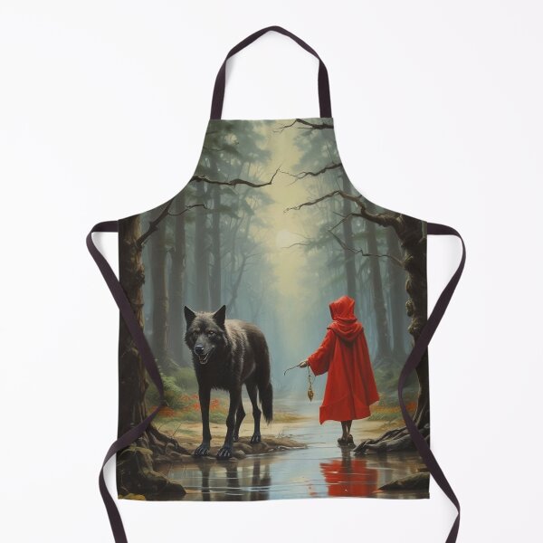 Item preview, Girl in red jacket with wolf designed and sold by GasconyPassion.