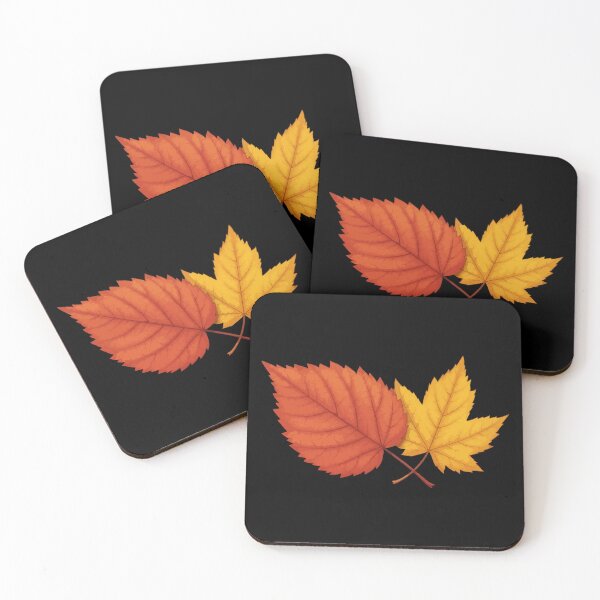 Item preview, Cozy autumn red & yellow leaf design designed and sold by designsoftinaa.