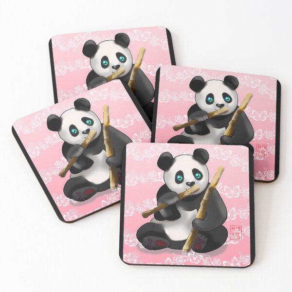 Item preview,  Cartoon Panda With Bamboo Stalk designed and sold by FruitSaladCla.