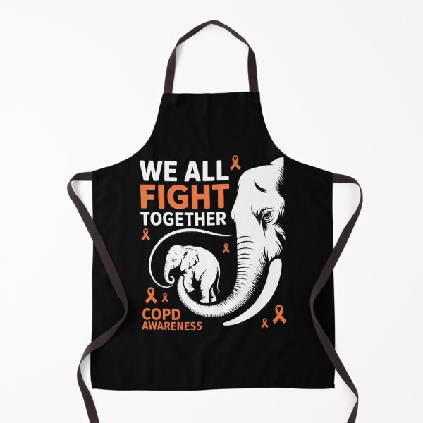 Item preview, COPD Awareness We All Fight Together Elephant designed and sold by DeadlockCrew.