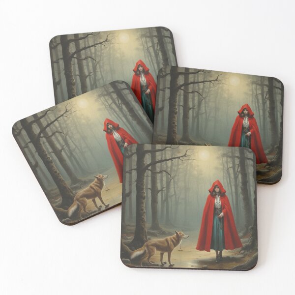 Item preview, Girl in red hooded coat designed and sold by GasconyPassion.