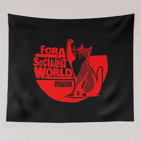 Item preview, Socialist World Cat  designed and sold by FashionArthopp.