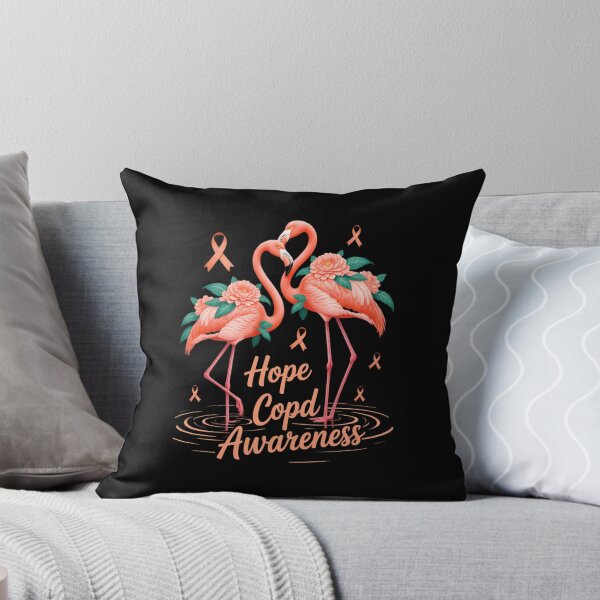 Item preview, Flamingo COPD Awareness designed and sold by DeadlockCrew.