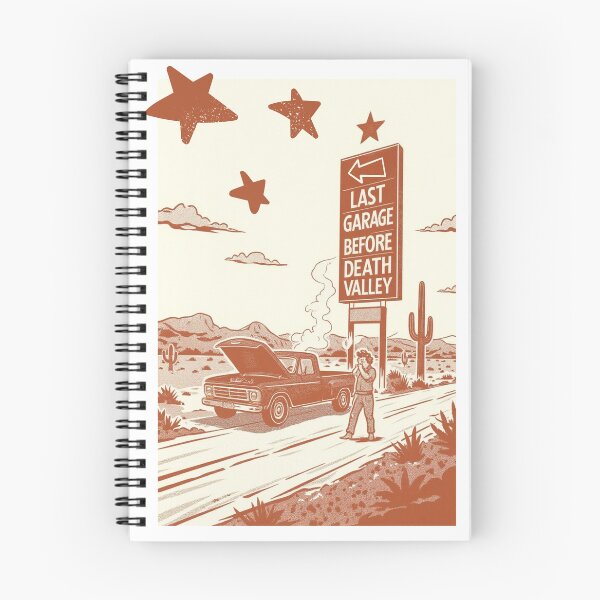 Item preview, Last Garage Before Death Valley  /US Road Trip designed and sold by Fuel-Shirts.