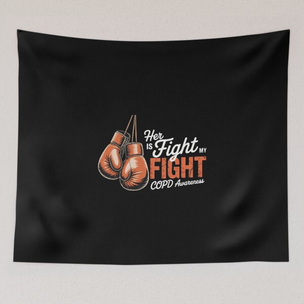 Item preview, Her Fight Is My Fight - COPD Awareness Month designed and sold by DeadlockCrew.
