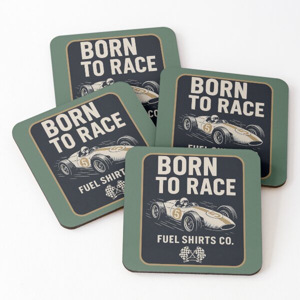 Item preview, Born To Race - Vintage Racing Cars & Checkered Flags designed and sold by Fuel-Shirts.