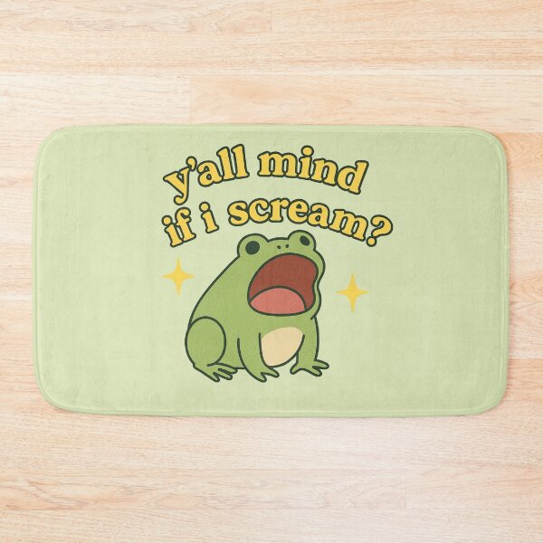 Item preview, Y’all Mind If I Scream? – Funny Frog Meme Design designed and sold by wwshd.