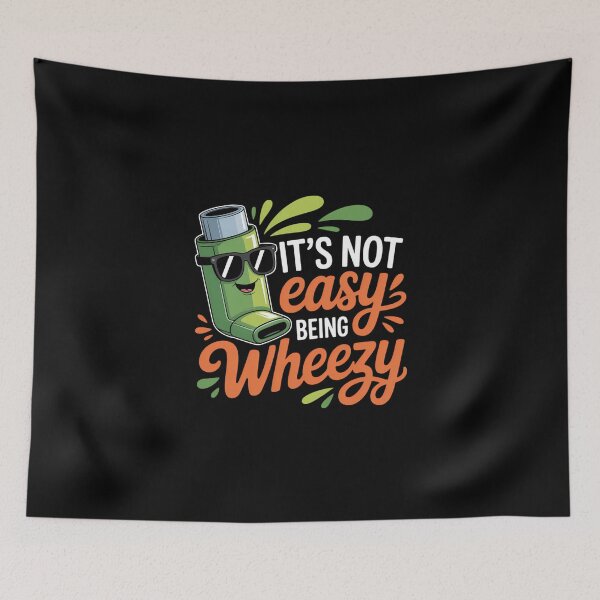 Item preview, Inhaler COPD Warrior Wheezy Asthma Awareness Asthmatic designed and sold by DeadlockCrew.