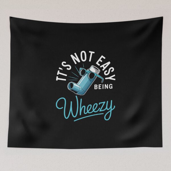 Item preview, Inhaler COPD Warrior Wheezy Asthma Awareness for Asthmatic designed and sold by DeadlockCrew.