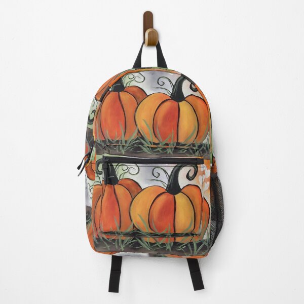 Item preview, Fall in Love This Halloween with Whimsical Pumpkins Hearts and Colorful Vines designed and sold by OlfactoART Studio.