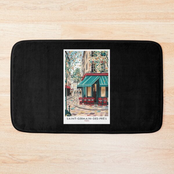 Item preview, Saint-Germain-Des-Prs Caf Scene  Paris Street Art designed and sold by OsborneKlein.