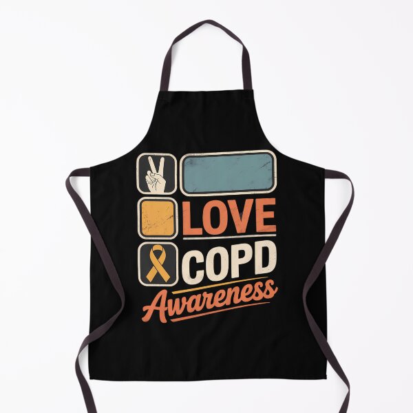 Item preview, LOVE PEACE CURE COPD AWARENESS designed and sold by DeadlockCrew.