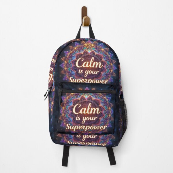 Item preview, Calm is Your Superpower Mandala designed and sold by InezPhotography.