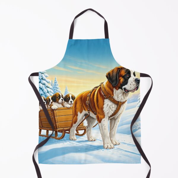Item preview, Motherhood of the St. Bernard designed and sold by PawPrintedArt.