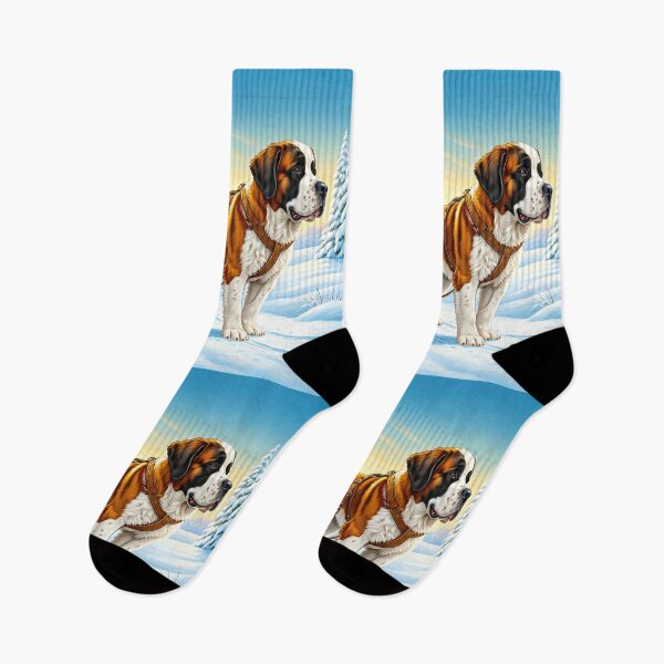 Item preview, Motherhood of the St. Bernard designed and sold by PawPrintedArt.