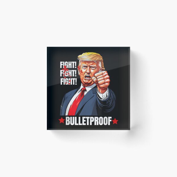 Item preview, Trump Shot Bulletproof Bloody Ear Bleeding Butler Pa Trump designed and sold by mariannilda70.