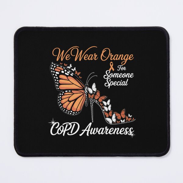 Item preview, We Wear Orange Butterflies COPD Awareness designed and sold by DeadlockCrew.