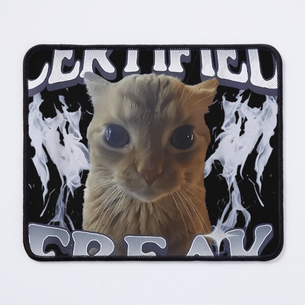 Item preview,  Certified Freak Orange Tabby Cat - Big Eyes Funny Meme Cat designed and sold by ValHunt93.