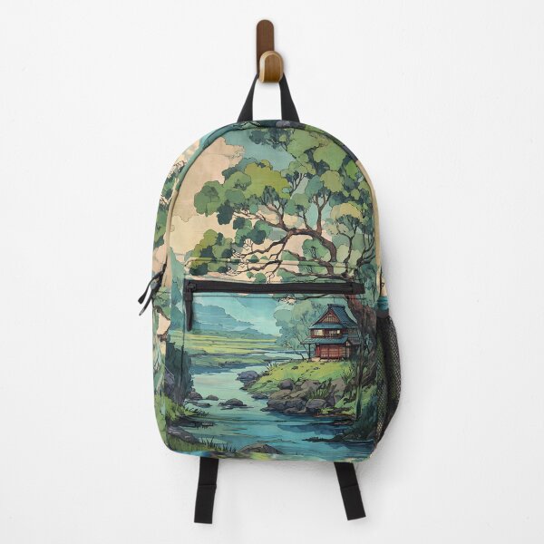 Item preview, Peaceful Japanese Landscape Art designed and sold by bapupa.