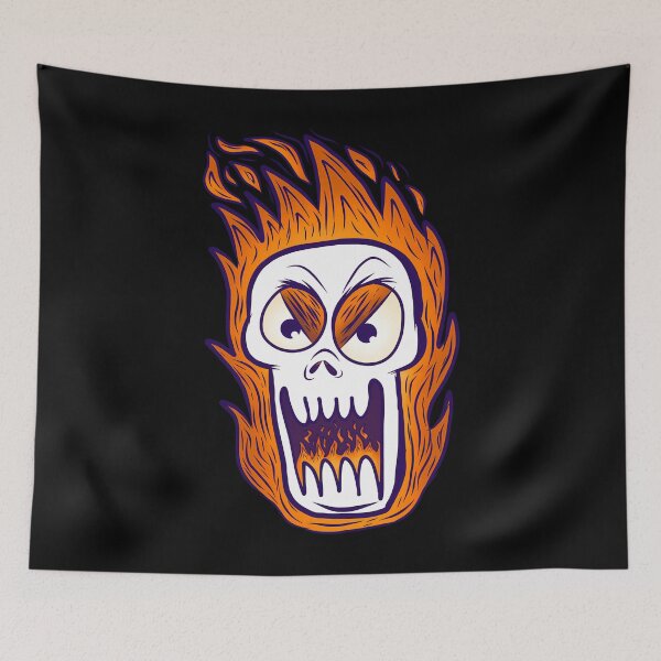 Item preview,  Skull On Fire For Halloween designed and sold by FlorentijnOem.