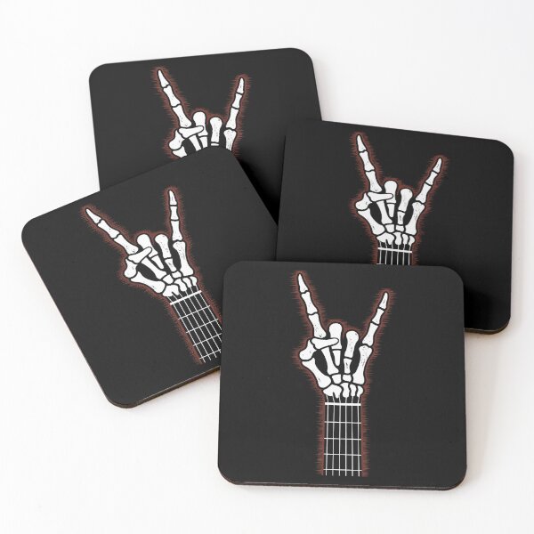 Item preview, Rock On Skeleton Hand Guitar Gifts designed and sold by Blok45.