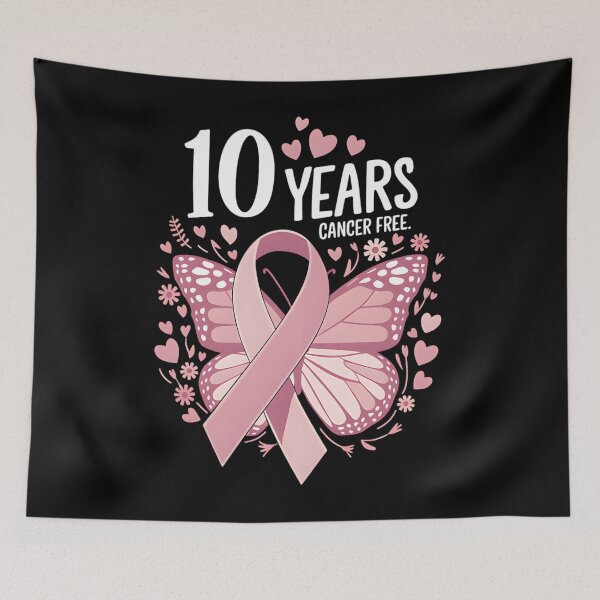 Item preview, 10 Years Breast Cancer Free Survivor Butterfly designed and sold by aprilbonnieuth.