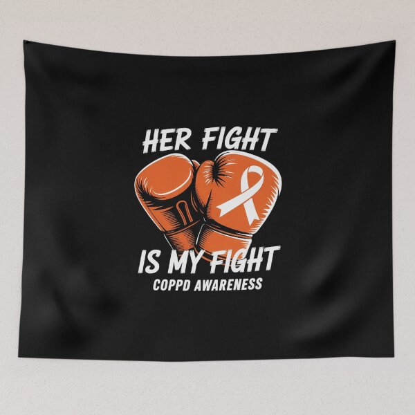 Item preview, Womens Her Fight Is My Fight - COPD Awareness Month designed and sold by DeadlockCrew.